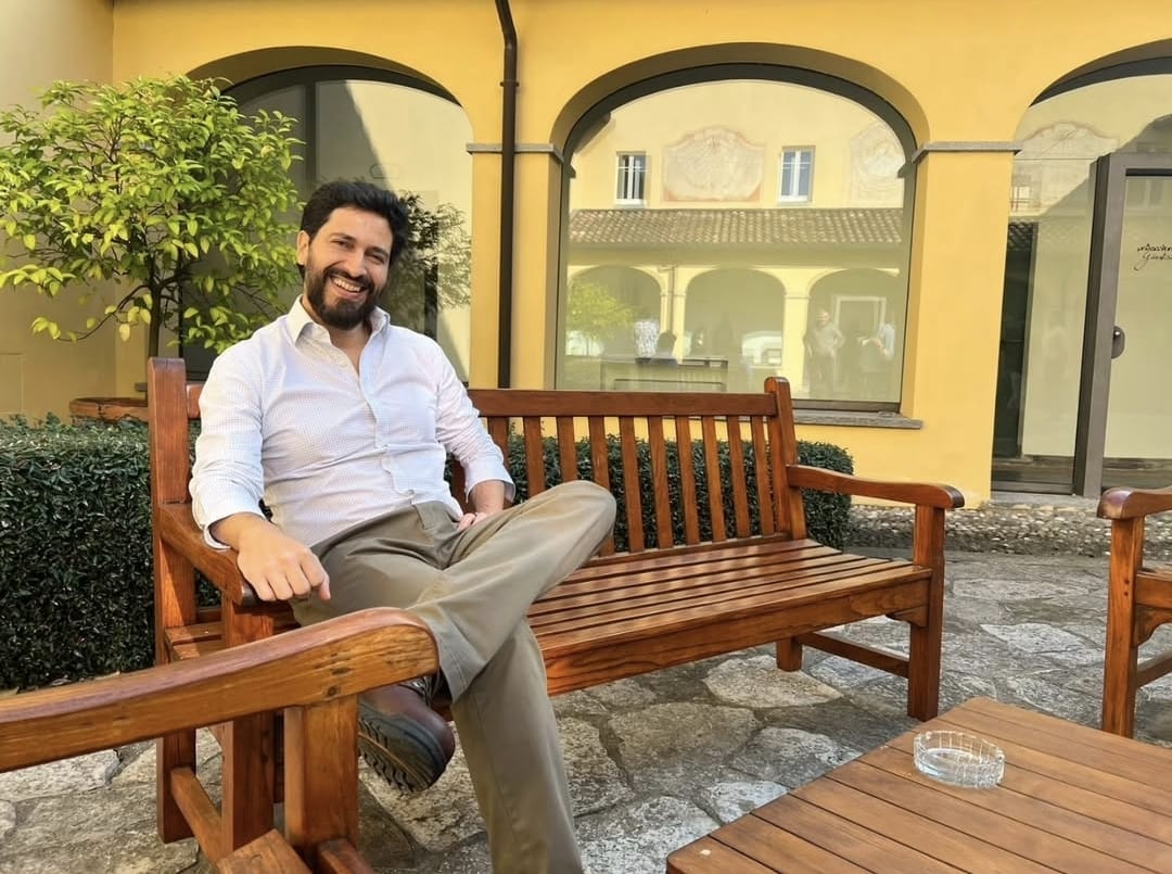 Ronaldo Lemos em Bellagio, centro da Rockefeller Foundation